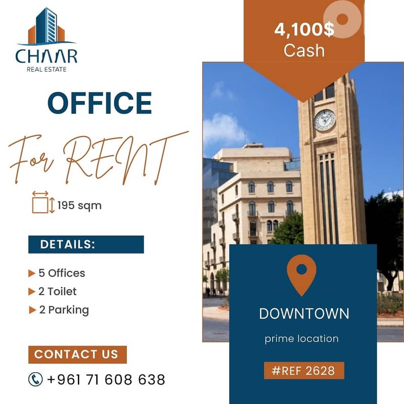 Office for Rent in Downtown - #R2628 0
