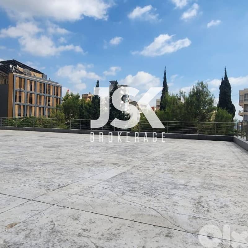 L12743 - Modern Office With Big Terrace for Rent in Horsh Tabet 0