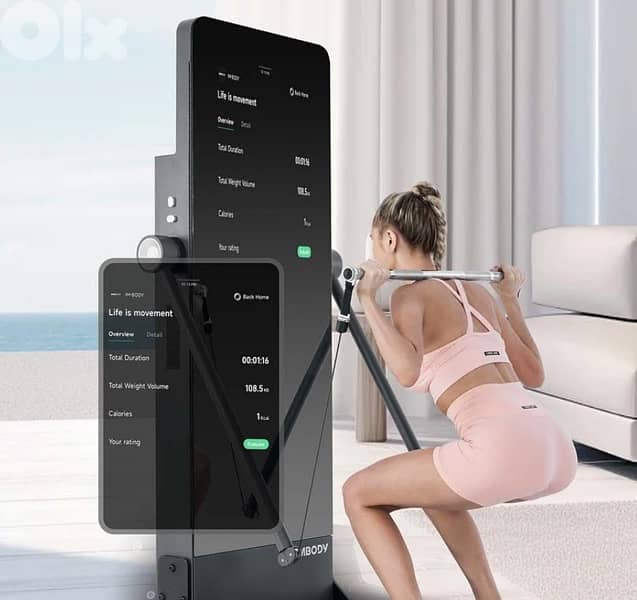 IMBODY Power S Pro Gym– Smart Fitness Mirror with Accessories 16