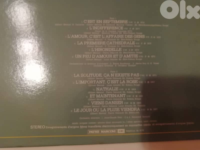 Gilbert Becaud  self titled vinyl compilation 2