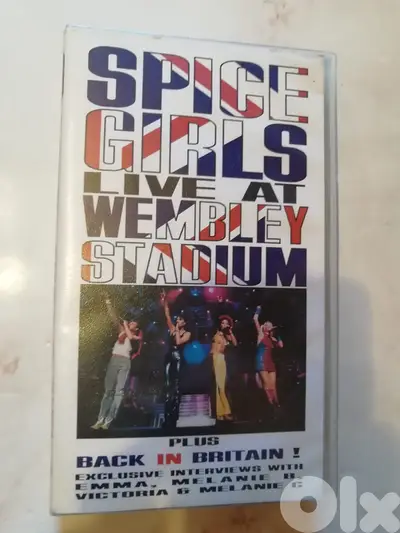 Spice Girls Live At Wembley Stadium + back in Britain VHS