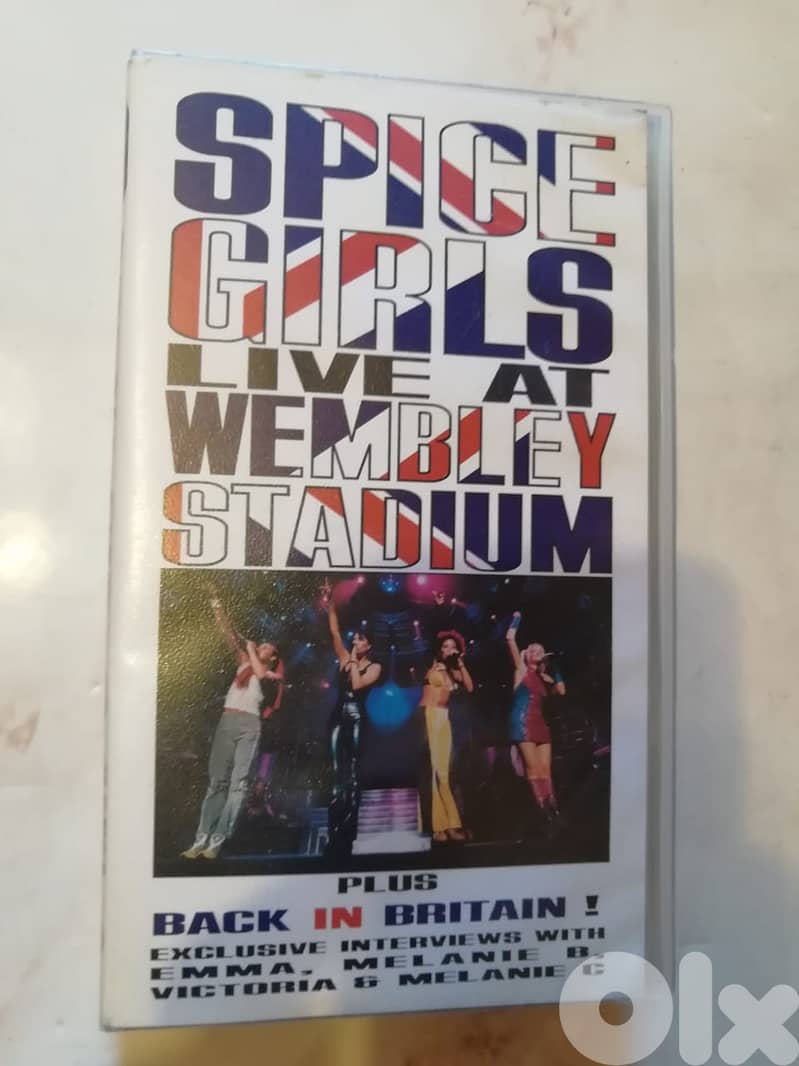 Spice Girls Live At Wembley Stadium + back in Britain VHS 0