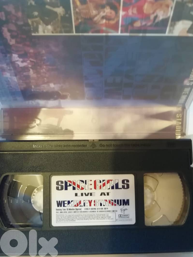 Spice Girls Live At Wembley Stadium + back in Britain VHS 1