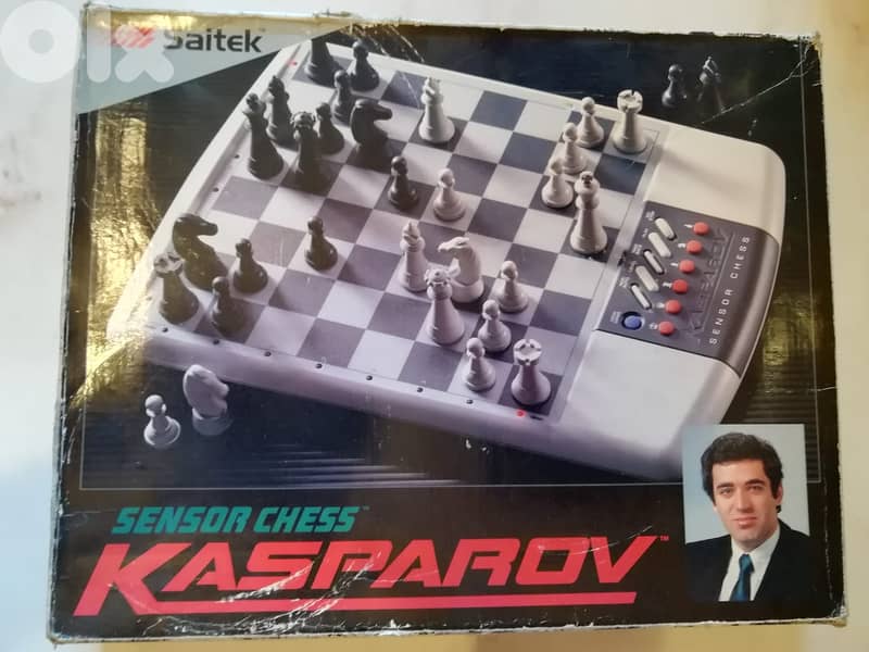 1991 Kasparov Vintage Sensor Chess inbox working 0