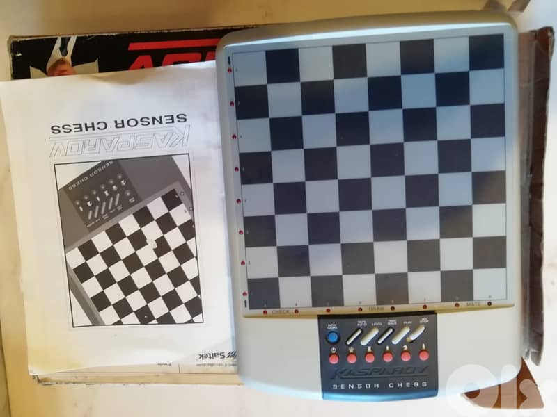 1991 Kasparov Vintage Sensor Chess inbox working 2