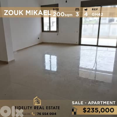 Apartment for sale in Zouk Mikael GH42 شقة جديدة للبيع في زوق مكايل