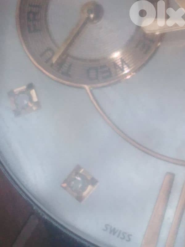 Original Swiss GC watch, 8 genuine diamonds, rose gold, 3