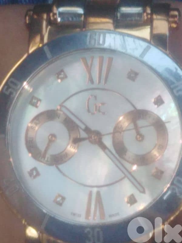 Original Swiss GC watch, 8 genuine diamonds, rose gold, 2