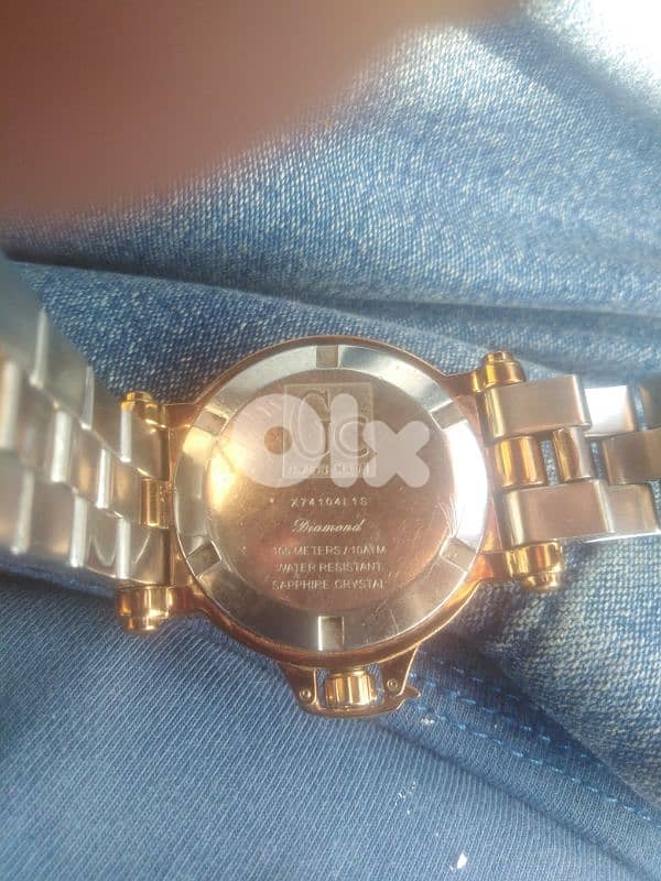 Original Swiss GC watch, 8 genuine diamonds, rose gold, 5