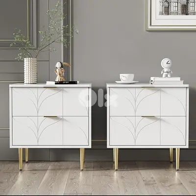 Sideboard Bedside Table with Two Drawers