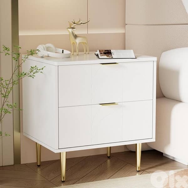 Sideboard Bedside Table with Two Drawers 4
