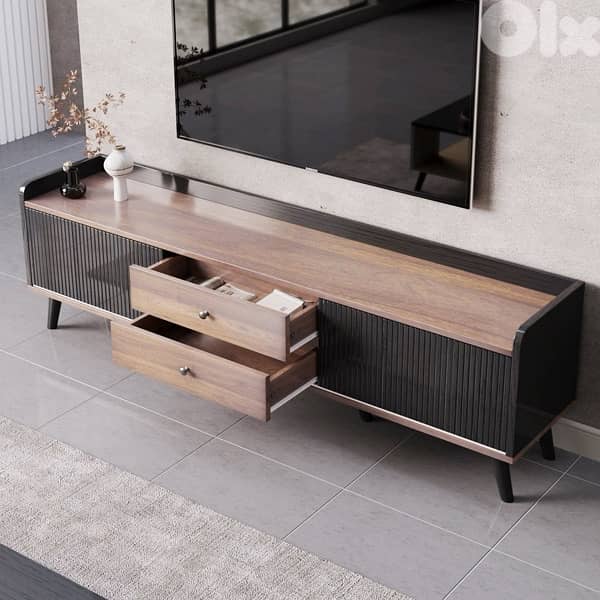 TV cabinet with two drawers 3