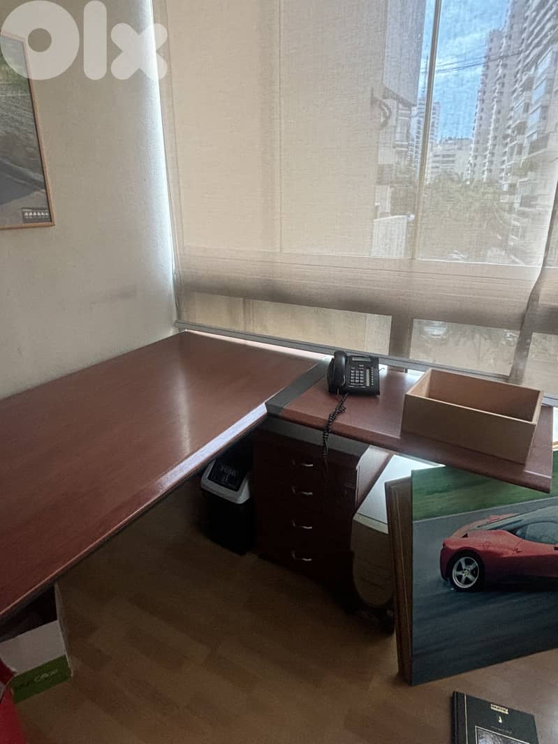 Wood Office desk 1