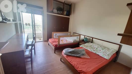 L19001 - Furnished 3-Bedroom Apartment For Sale in Ajaltoun