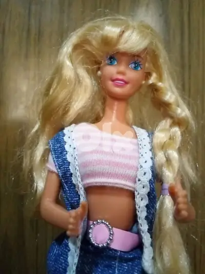 STROLLIN FUN Barbie Mattel1995 Rare Vintage great doll weared+Boots=44