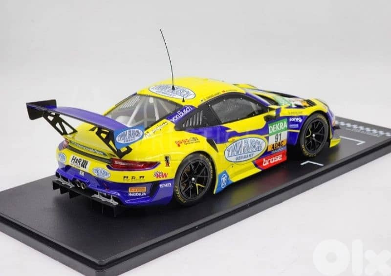 Porsche 911 GT3 R (Adac Masters 2022) diecast car model 1;18 5