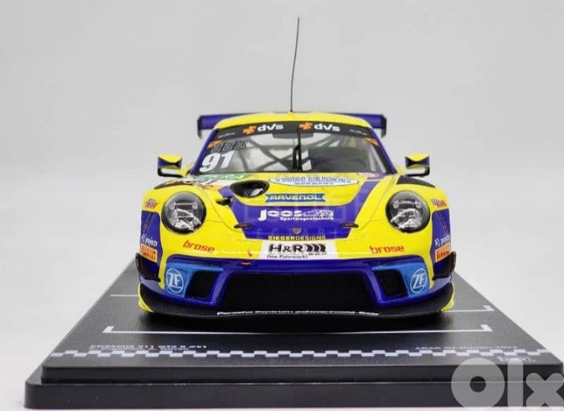 Porsche 911 GT3 R (Adac Masters 2022) diecast car model 1;18 6