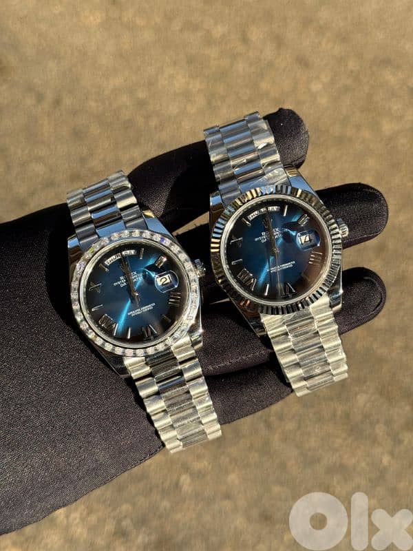 Rolex Daydate Ombre Blue Dial 0