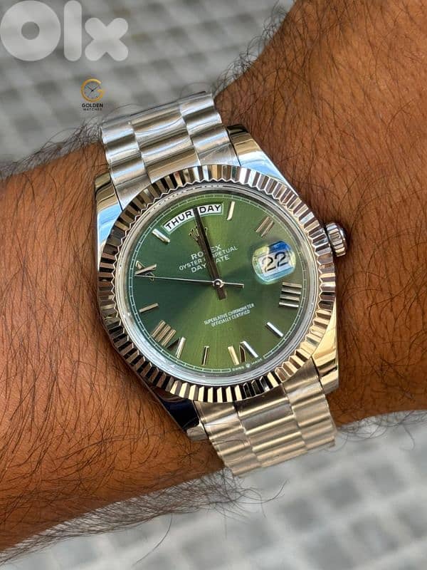 Rolex Daydate Green Dial 0