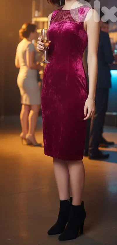 Dresse فستان سهرة مخمل