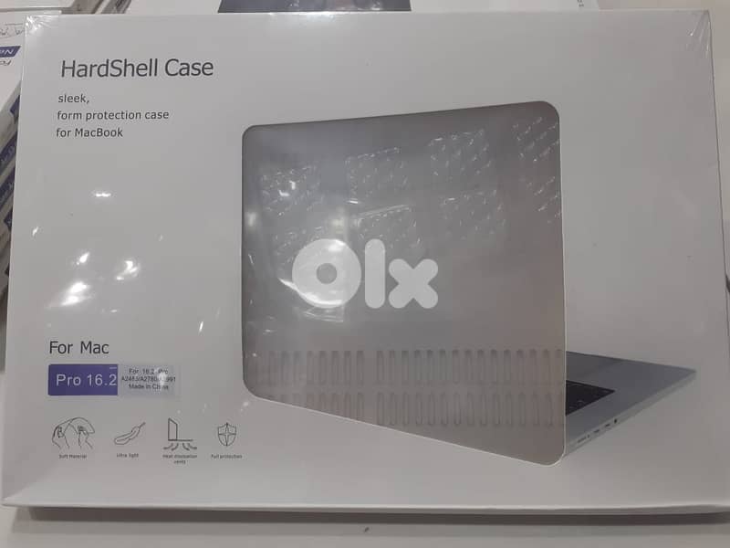 hardshell case macbook pro 16.2 inch M2-M3-M4 clear 0