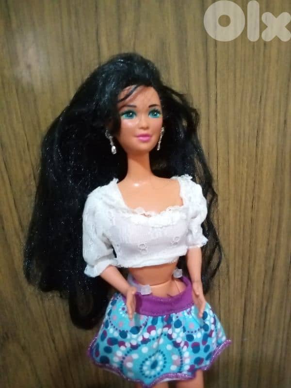 WESTERN FUN NIA Ultra Rare Mattel 1989 Great doll+brand tag wears =38$ 5