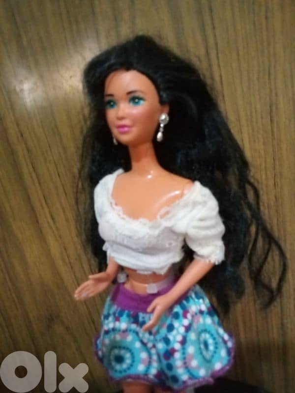 WESTERN FUN NIA Ultra Rare Mattel 1989 Great doll+brand tag wears =38$ 6