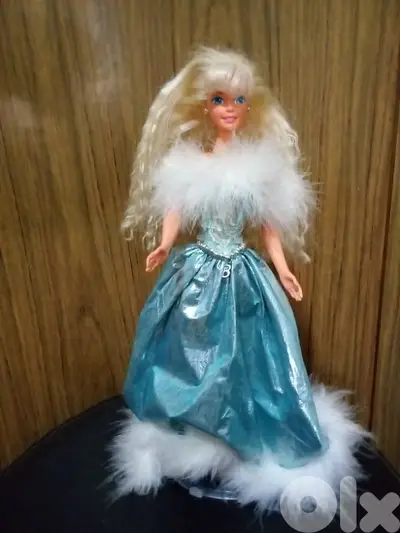 BUBBLE ANGEL Barbie Rare Mattel 94 Great doll wavy hair, big dress=37$