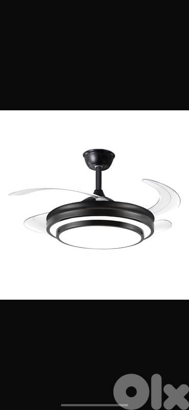 Elite Invisible Ceiling Lamp Fan 0