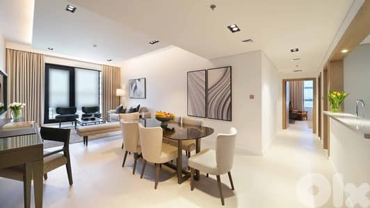 FULLY FURNISHED APT IN DOWNTOWN (280SQ) 3 MASTER BEDS , (BTR-473)
