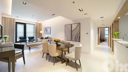 FULLY FURNISHED APT IN DOWNTOWN (280SQ) 3 MASTER BEDS , (BTR-473)