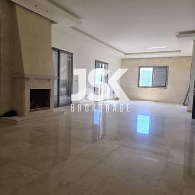 L19024 - Decorated Apartment With Open View For Sale in Dhour Choueir