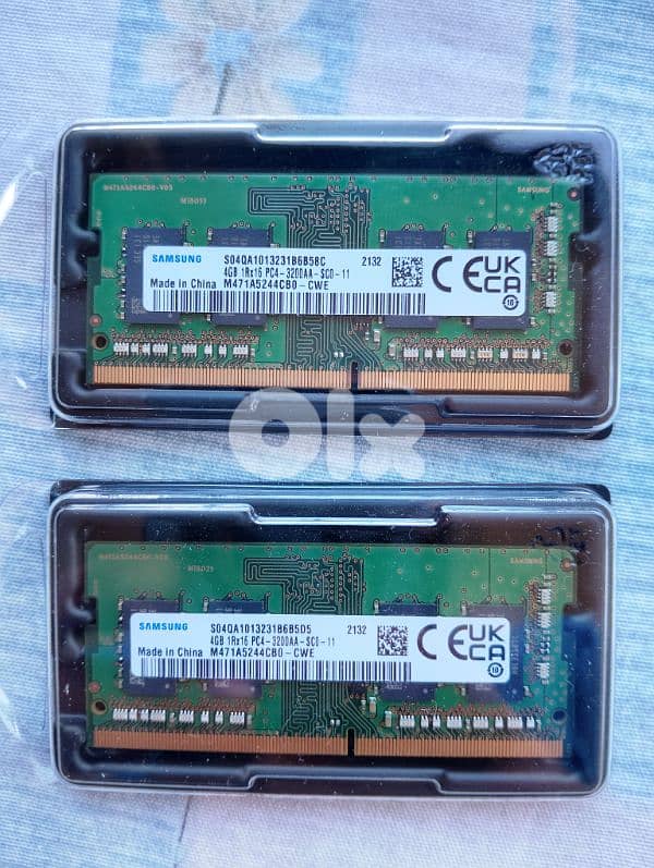 Ram 4GB x2 Samsung DDR4 0