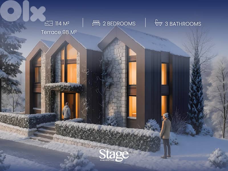 Duplex For SALE In Val De Neige, Kfardebian - Huge Terrace - G01 0