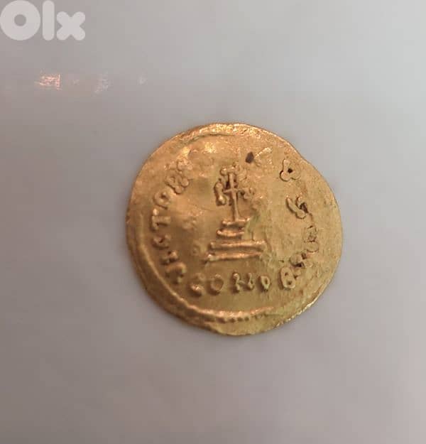 Byzantine Gold  coin Solidus Heraclius&Heraclius Constantine 610 AD 1