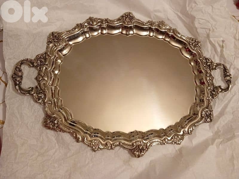 Gorham silver plated Oval tray 0