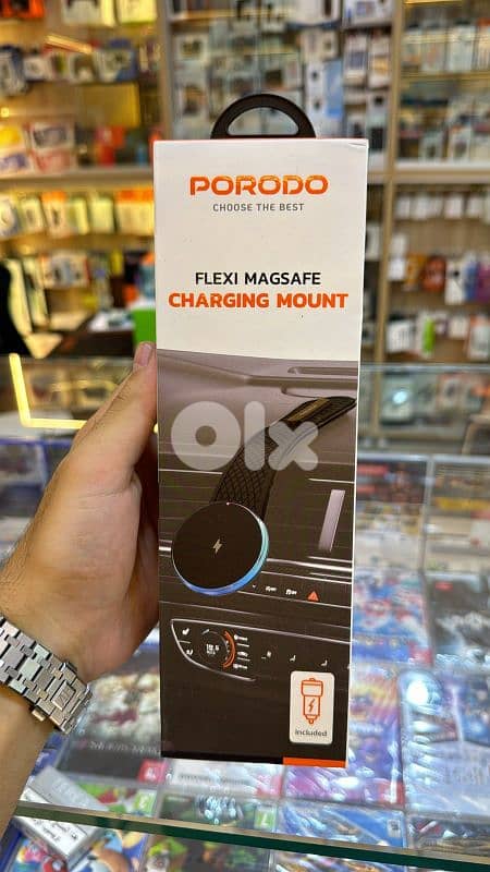 Porodo flexi magsafe charging mount 0