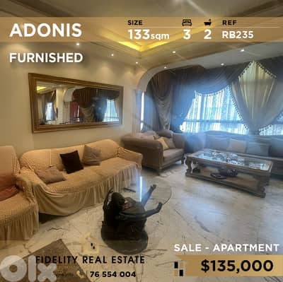 Apartment for sale in Adonis RB235  شقة  للبيع في أدونيس