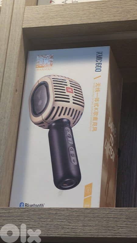 Jbl kMC 600 wireless Karaoke Microphone gold 0