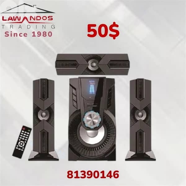 Surround system with remote & bluetooth 0