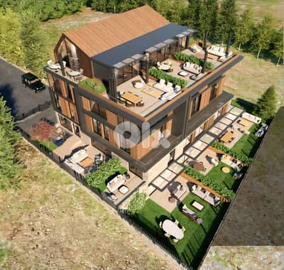 Chalet for sale in Tilal Al Assal/ Under construction/ Terrace