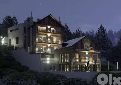 Chalet for sale in Faqra/ Under construction