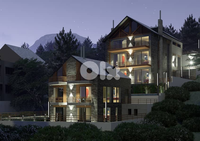 Chalet for sale in Faqra/ Under construction 2