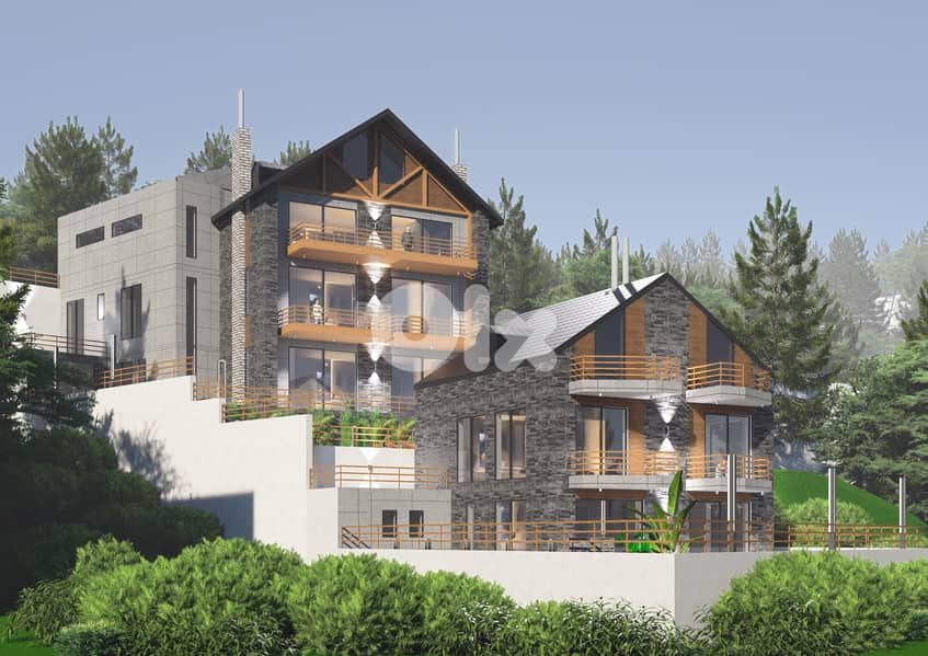 Chalet for sale in Faqra/ Under construction 5