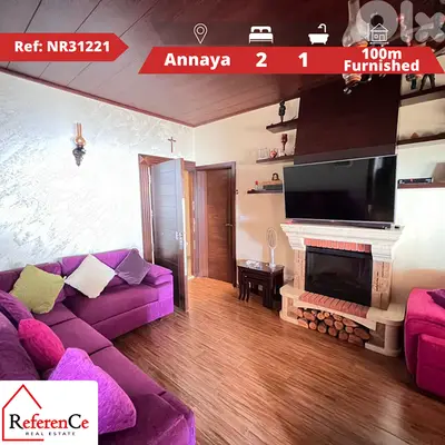 Furnished apartment in Aannaya شقه مفروشة في عنايا