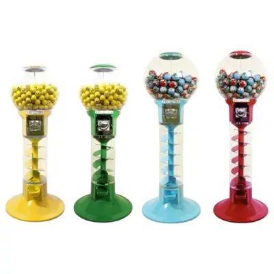SPIRAL VENDING MACHINE – Set of 4 - Coin Operated