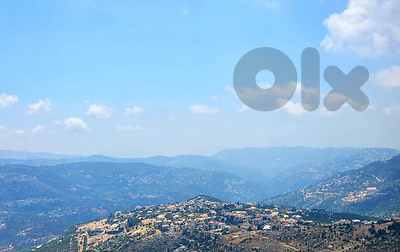 850 SQM Land in Mtein, Metn Overlooking the Mountains & the Ocean