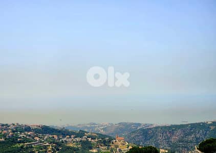1020 SQM Land in Chouaiyya, Metn Overlooking the Mountains and the Oce