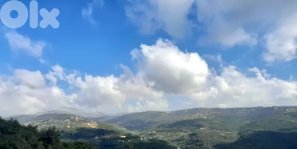 1500 SQM Land in Oyoun Broumana, Metn Overlooking the Mountains