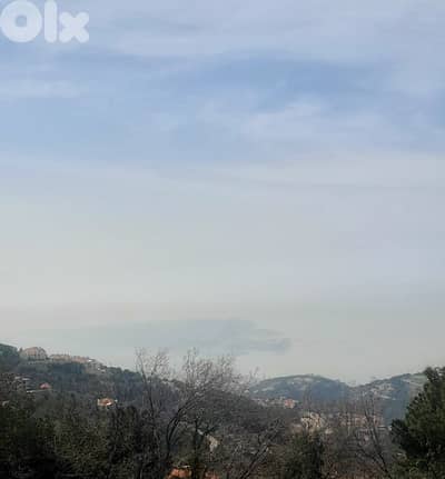 1750 SQM Land in Bhorsaf, Metn Overlooking the Mountains and the Ocean
